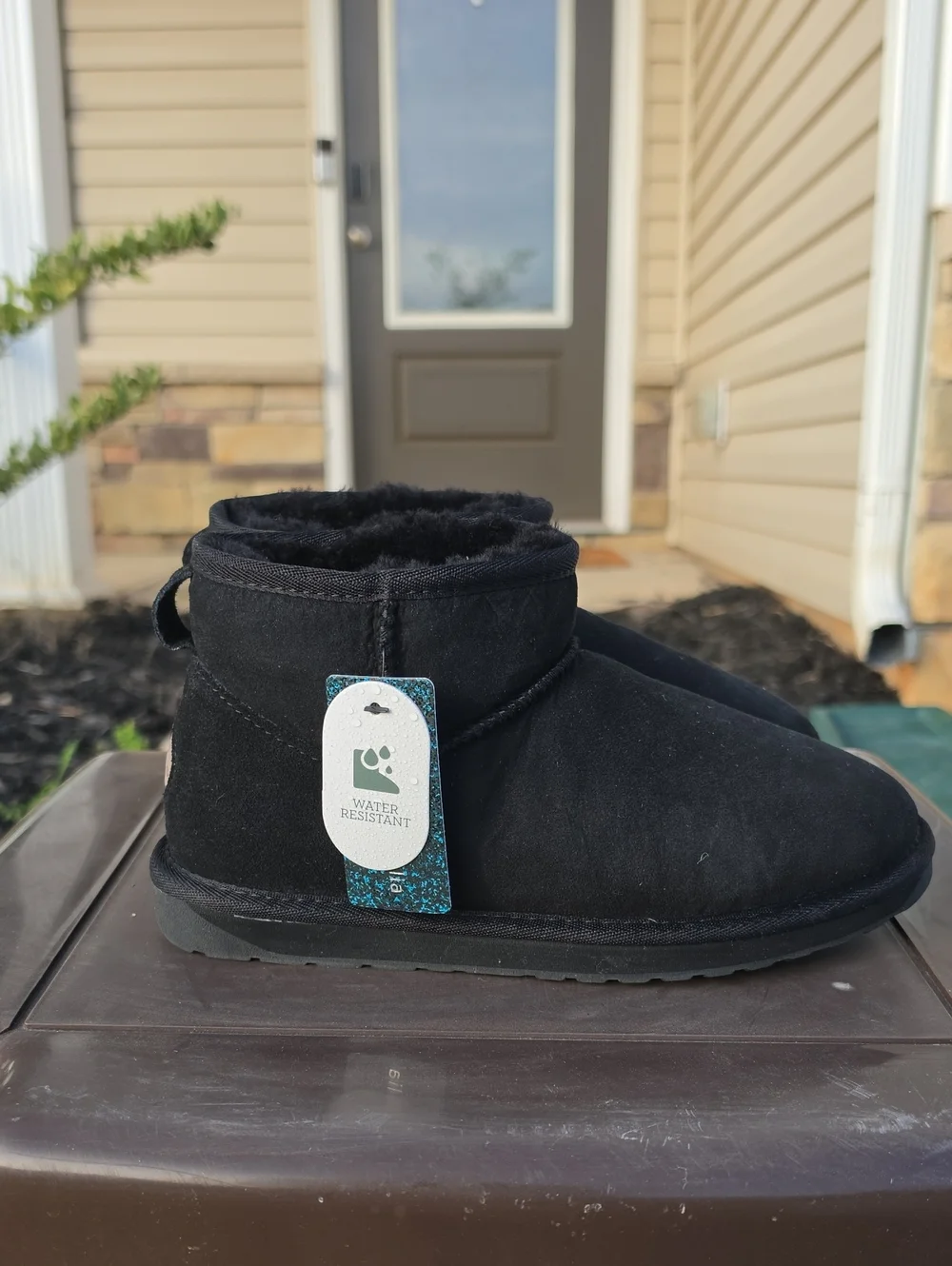 EMU Australia Stinger Micro Womens Black Boot Casual Boots Size 7 Fall Winter